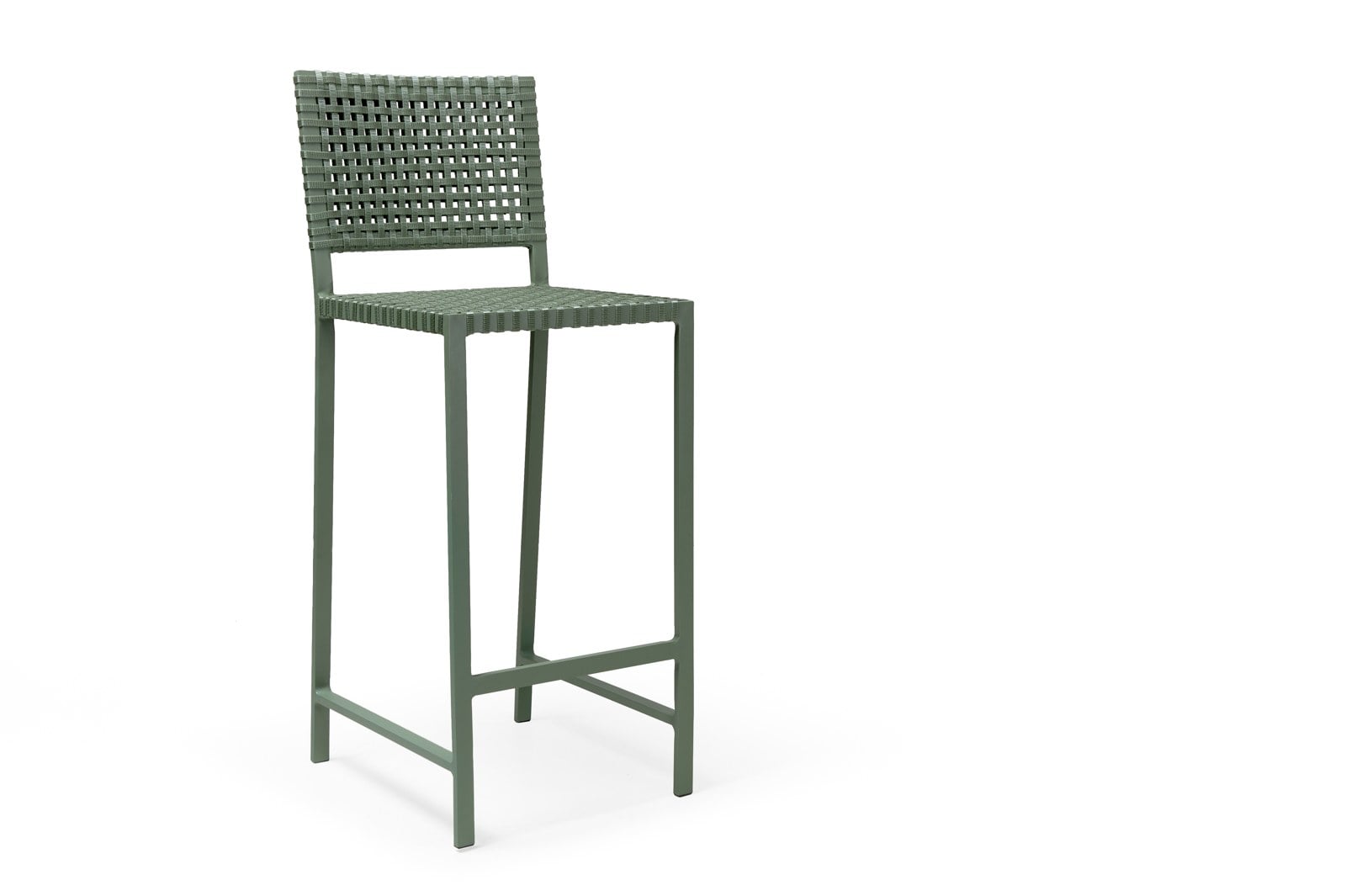 Banqueta Azaléa em corda náutica verde