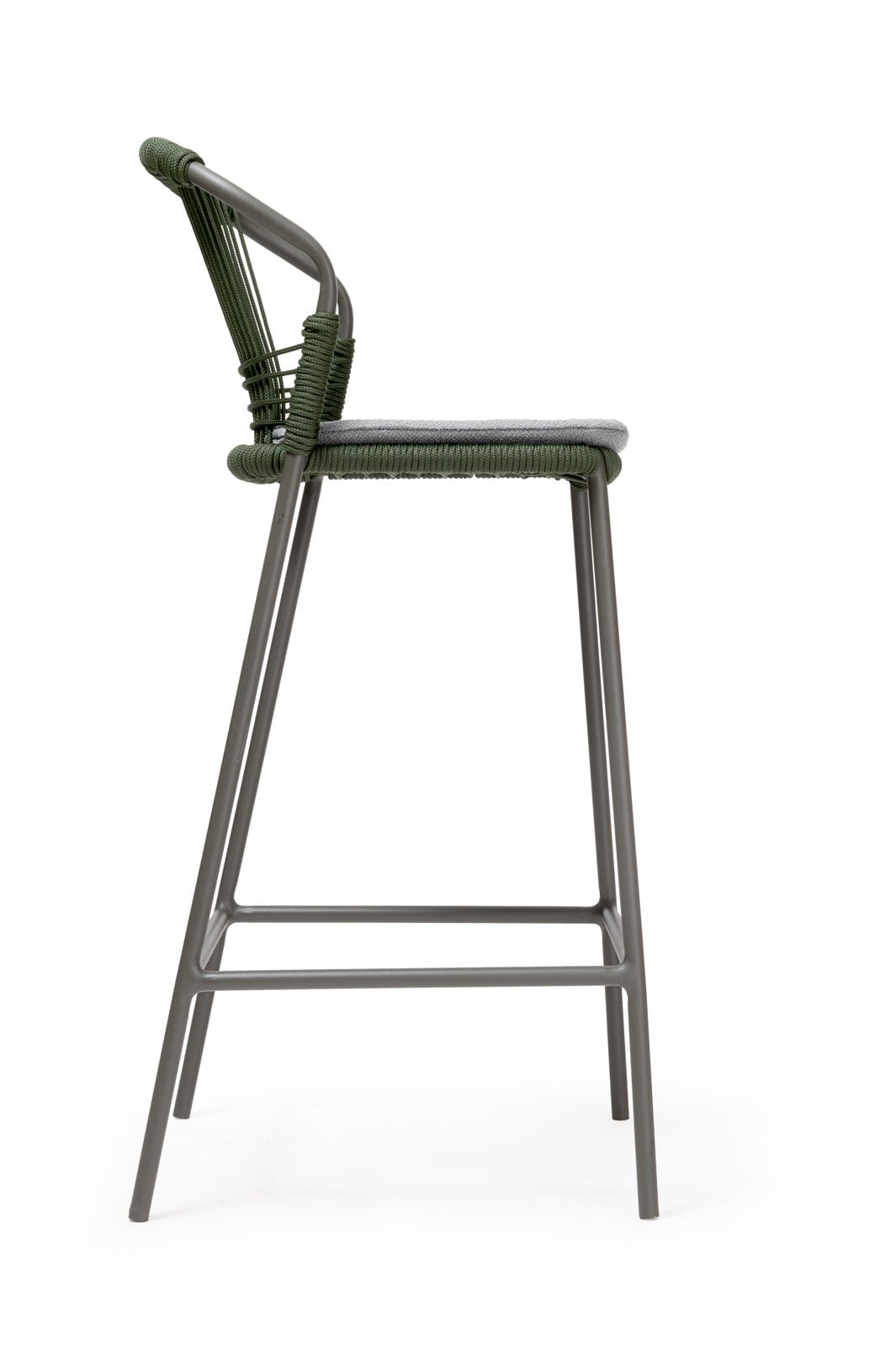 Banqueta Brava com futon — lateral