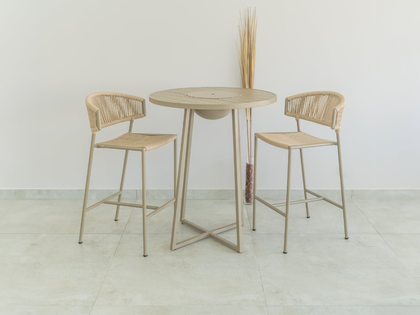 banqueta ambientada
