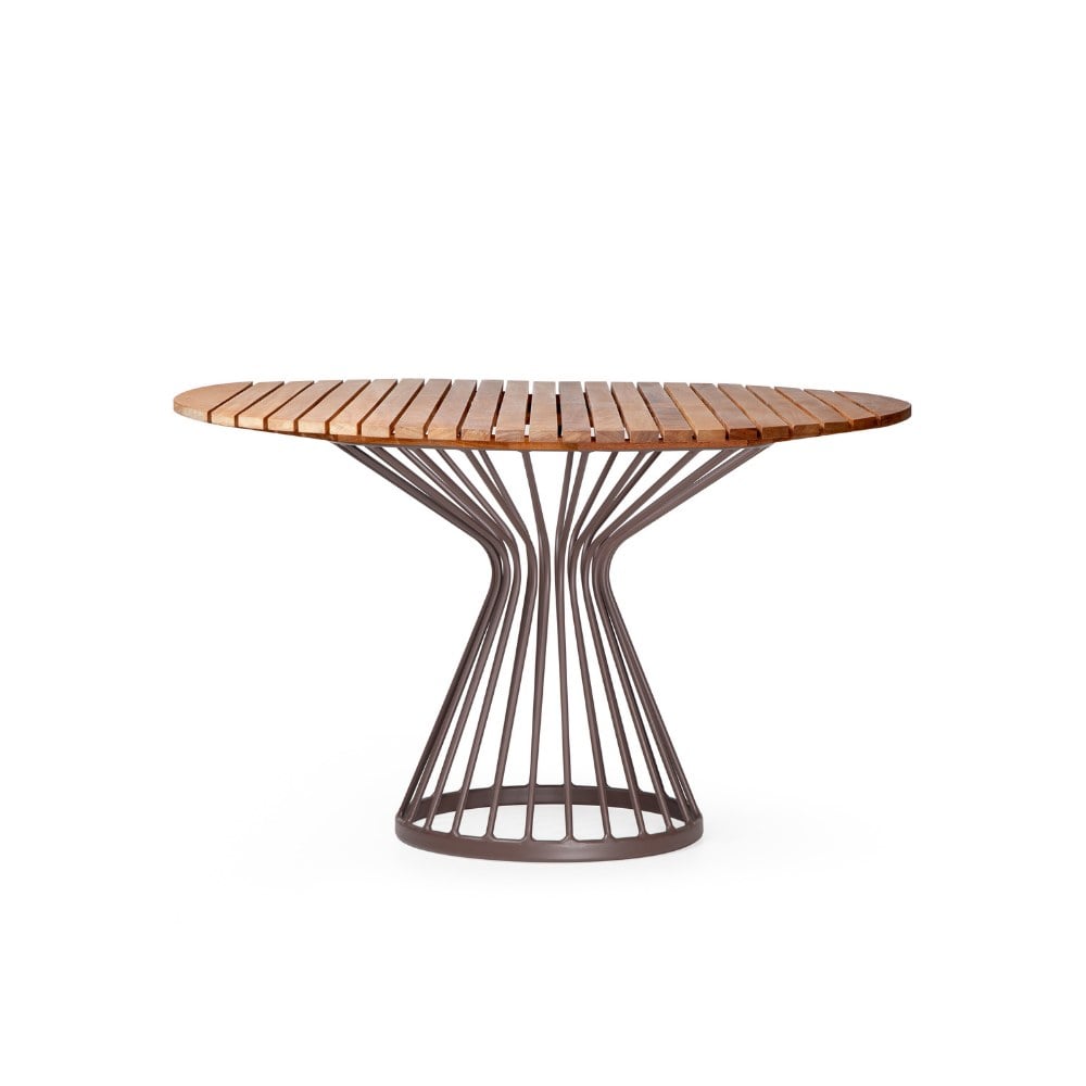 Base de Mesa Doha em alumínio com tampo (não incluso)