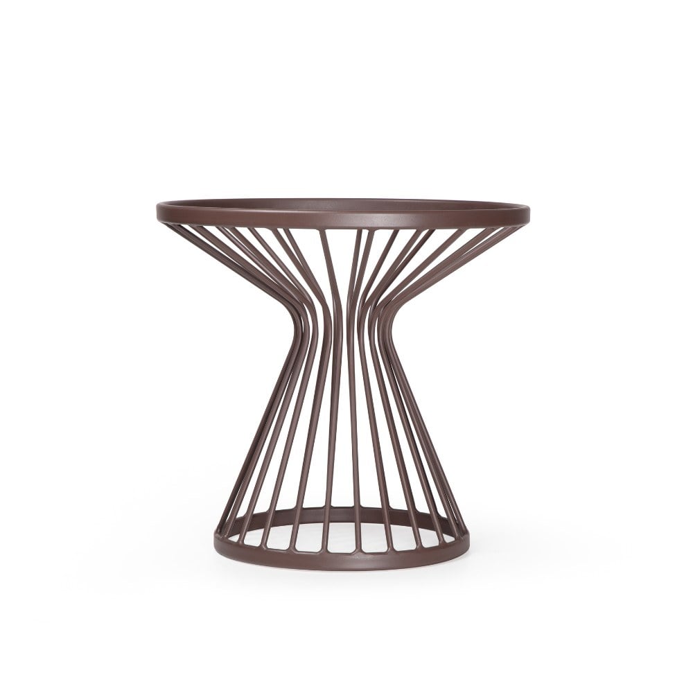 Base de Mesa Doha em alumínio — marrom