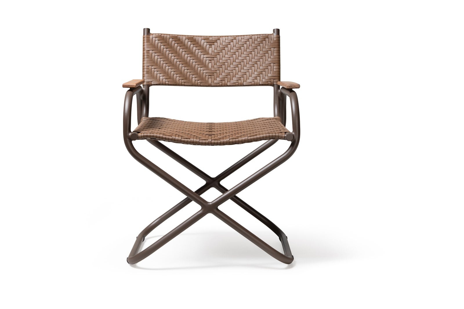 Cadeira Trama — fibra caramelo