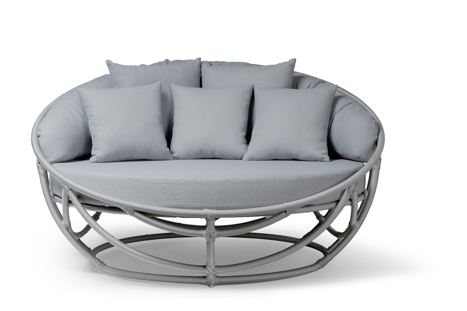 Chaise Casú G em fibra silver