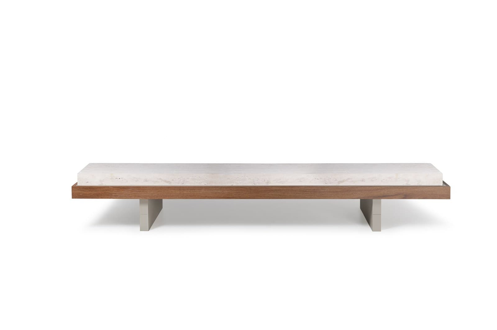 Mesa de Centro Prumo Tampo em Mármore