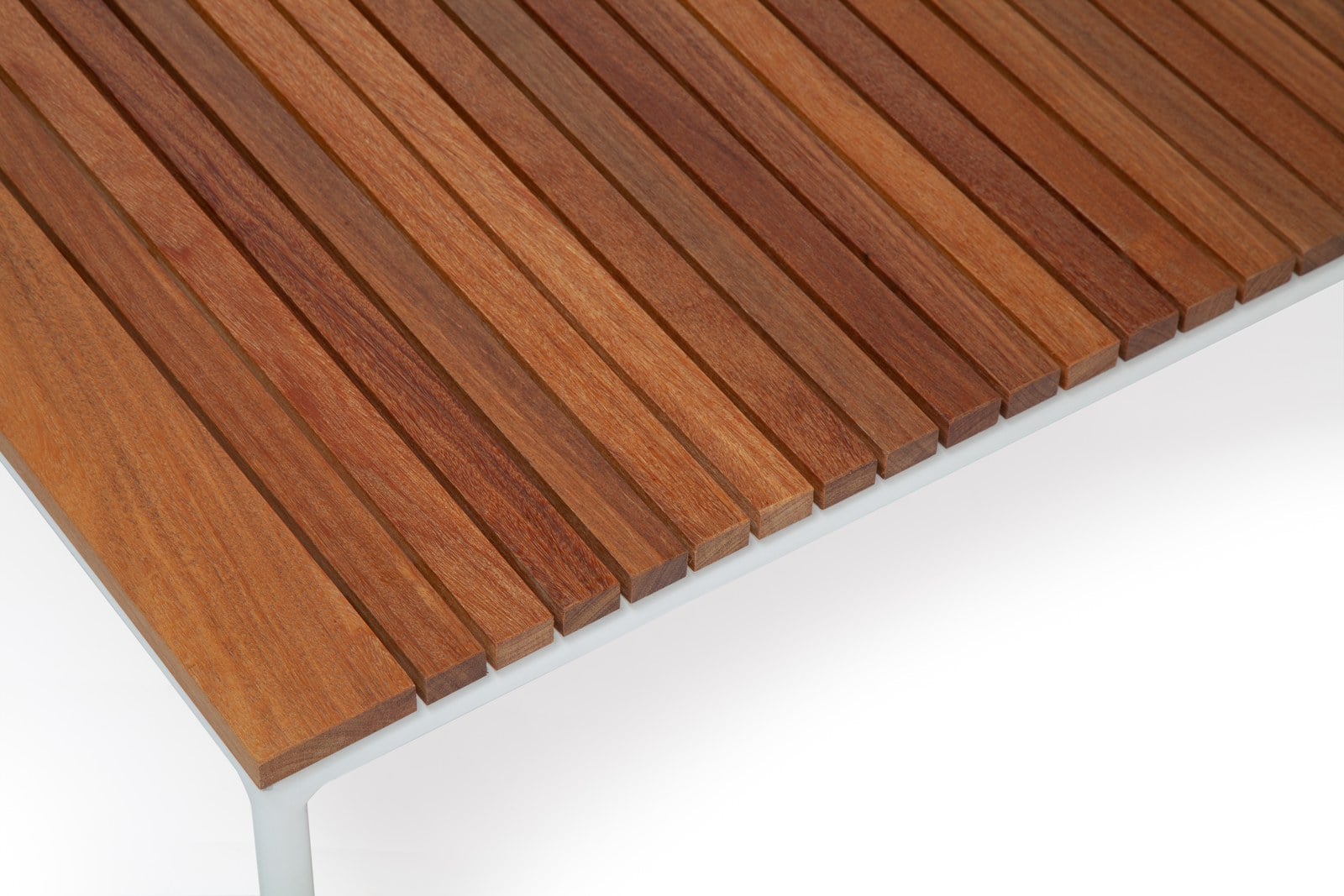 Mesa de Centro Vaivém — detalhe do ripado