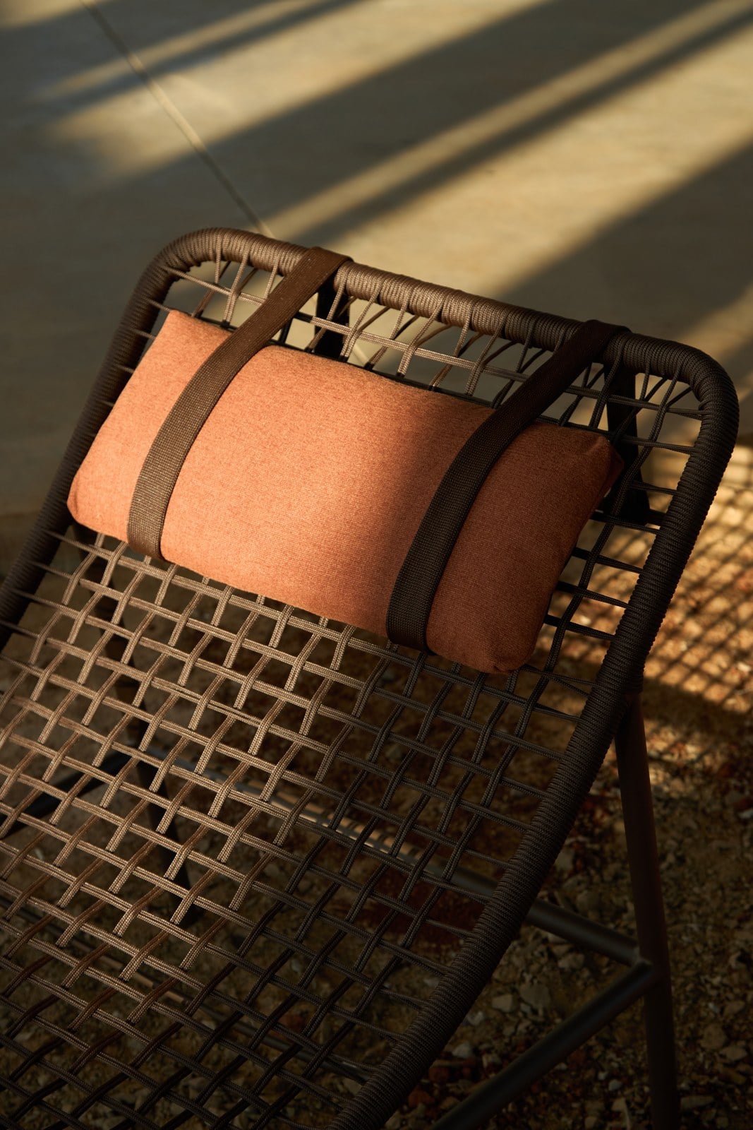Poltrona Veredas — detalhe da corda